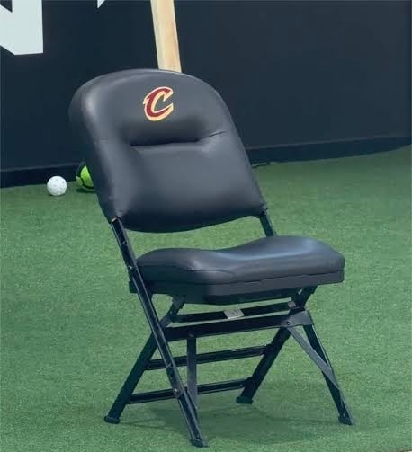 The Cleveland Cavaliers courtside chair authenticated as the seat used by Taylor Swift and later sold at auction for $7,000.
