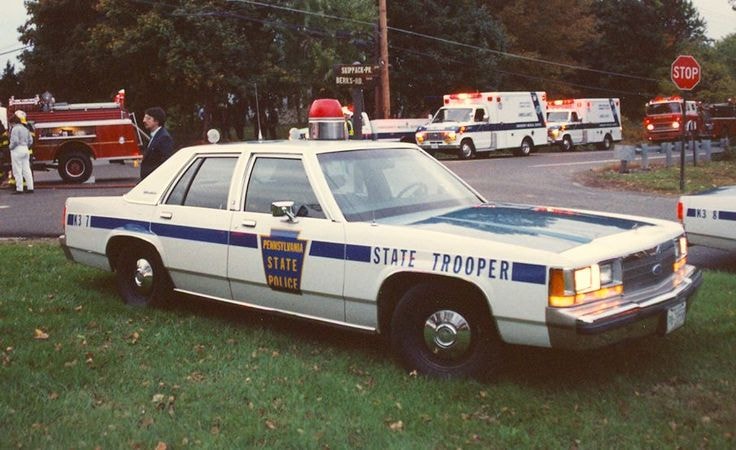 Historic Pennsylvania State Police patrol car