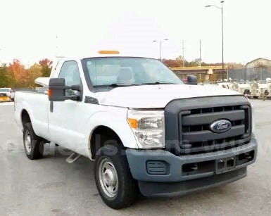 2012 Ford F-350 government fleet truck — front three-quarter view