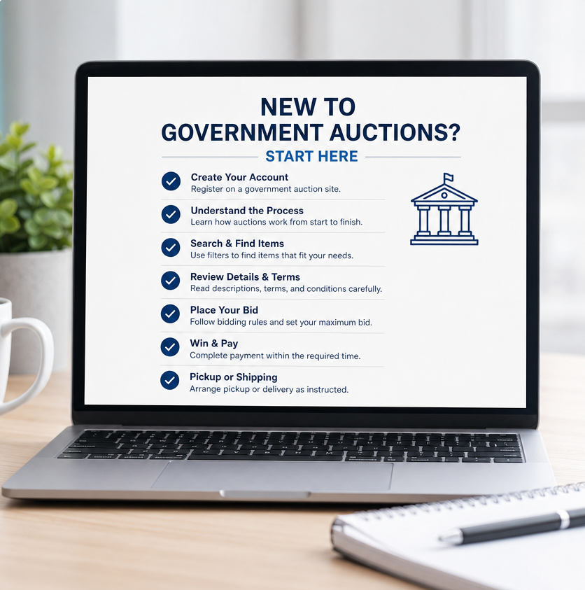 New to government auctions guide