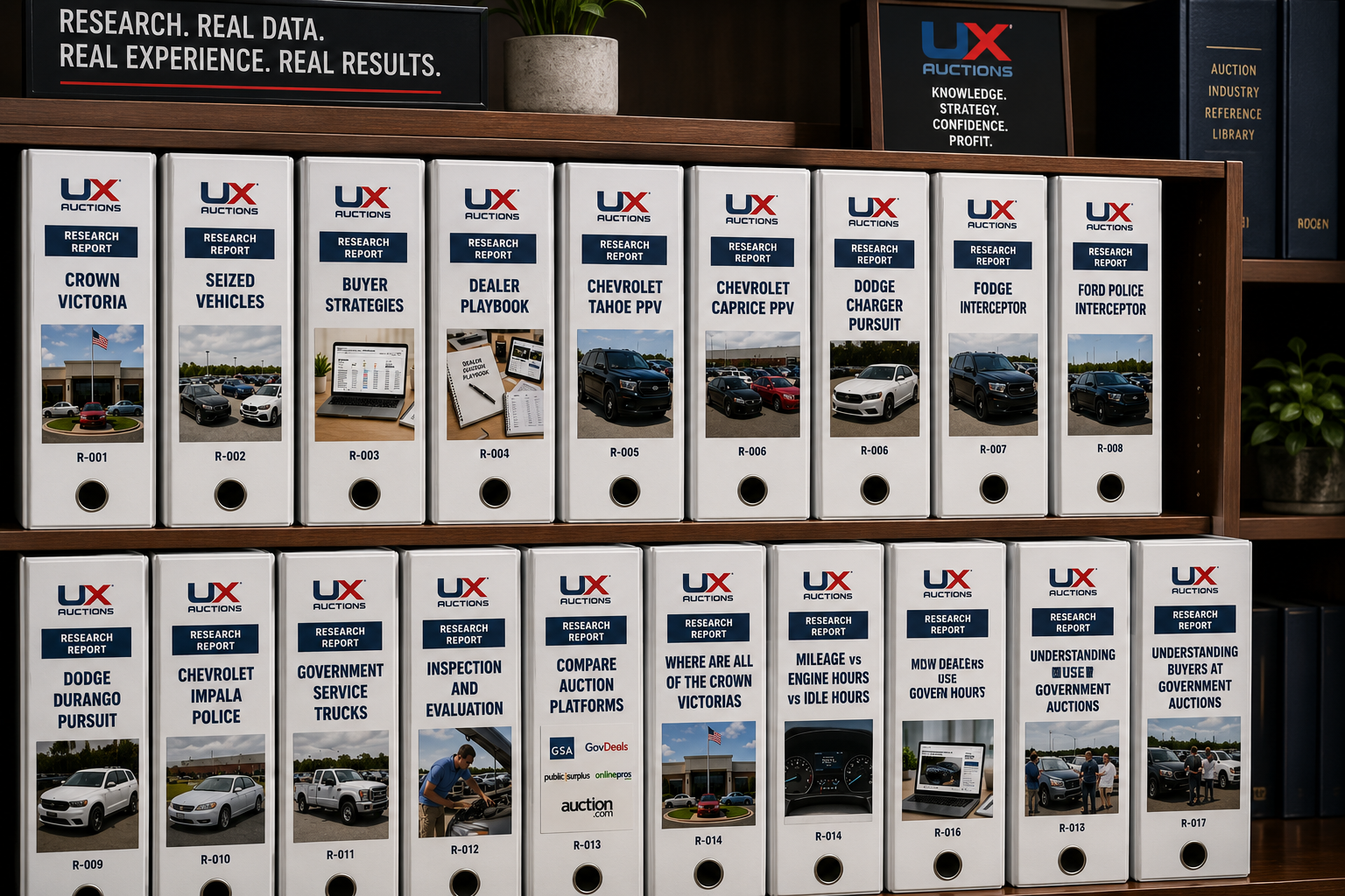 Vehicle research library — police and fleet vehicles