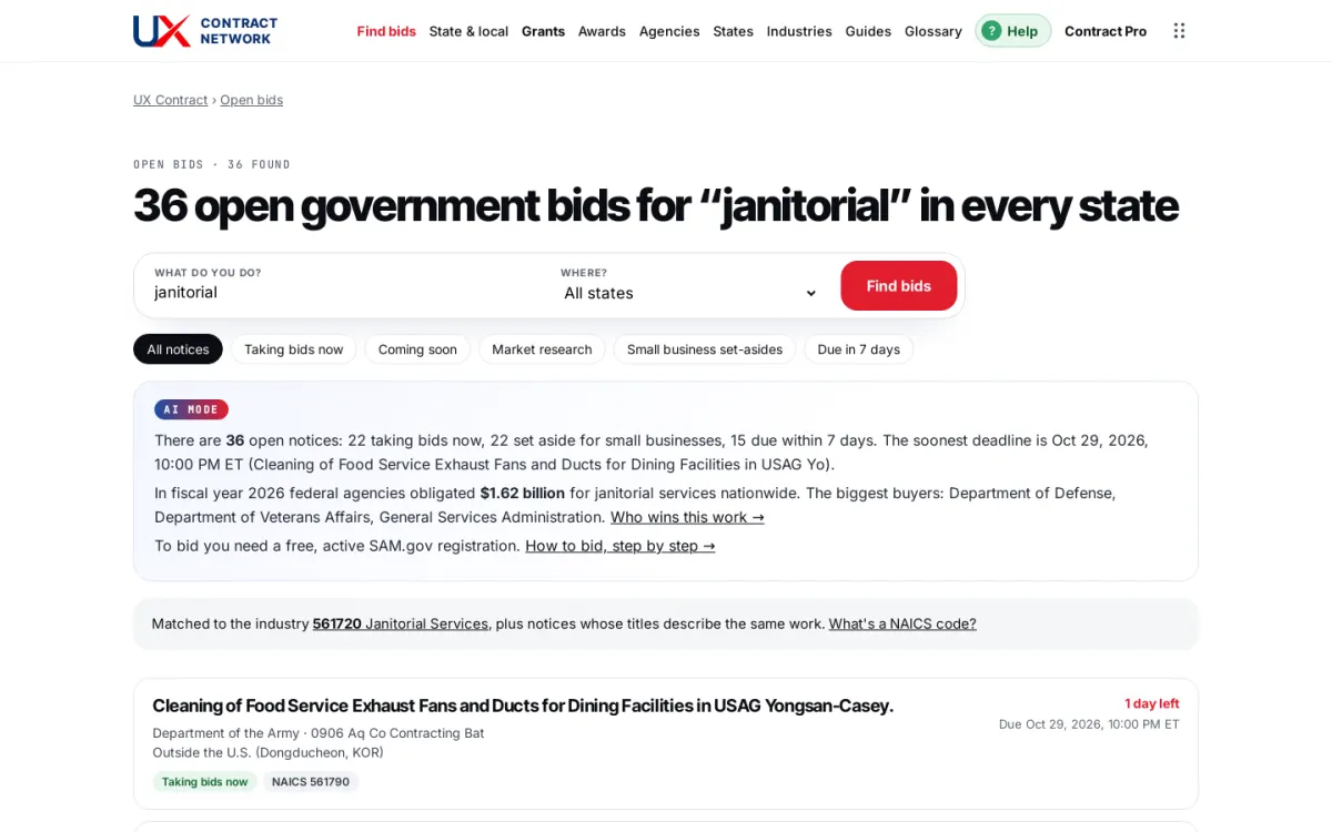 UX Contract