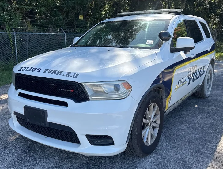 A Dodge Durango in U.S. Navy Police markings